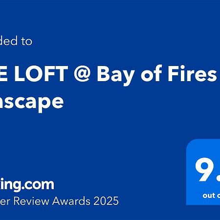 The Loft @ Bay Of Fires Seascape Apartment Binalong Bay Luaran gambar